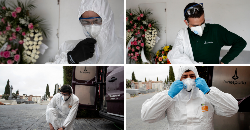 empleados de funespana imagen funerarios espanoles coronavirus