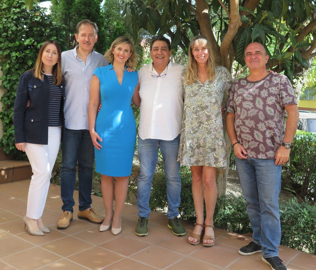 En la foto, los miembros del jurado. De izquierda a derecha: Cristina de Gregorio, Javier Fonseca, Silvia Álava, Jesús Pozo, Isabel Montes y Pedro Cabezuelo.